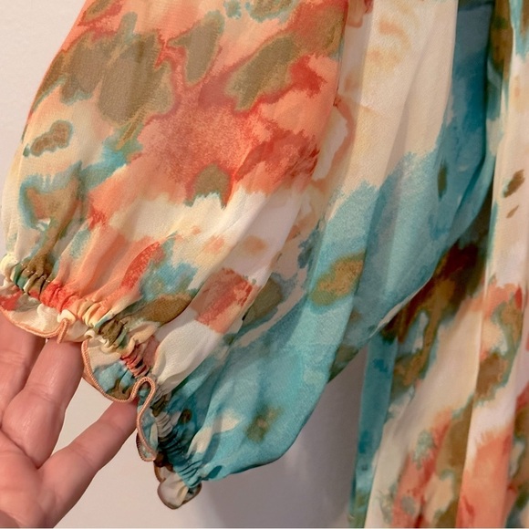 APT. 9 Peplum Drawstring Peasant Blouse NWT Size 2X MN12110 - Picture 6 of 12